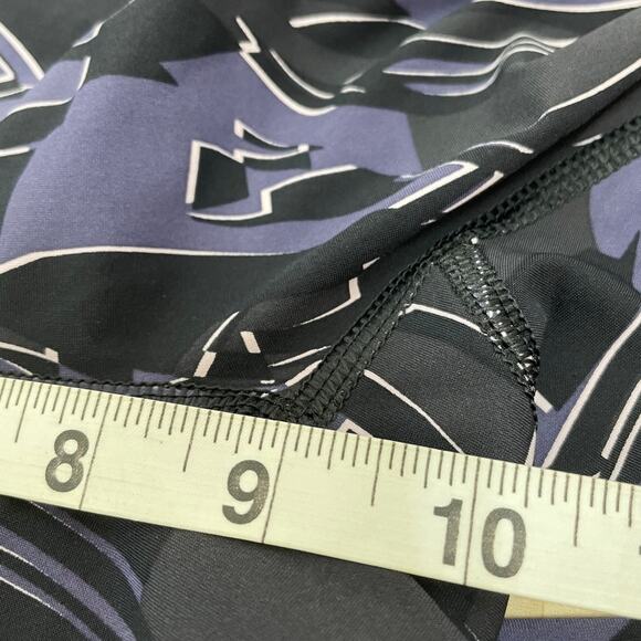 Sweaty Betty Zero Gravity Running Leggings Black Purple Abstract Size XXS NWT - Picture 9 of 10